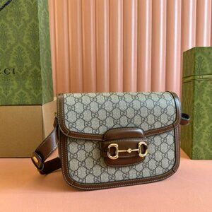 GUCCI HORSEBIT 1955 SHOULDER BAG GG